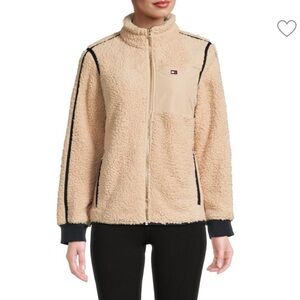 TOMMY HILFIGER Faux Shearling Zip Jacket